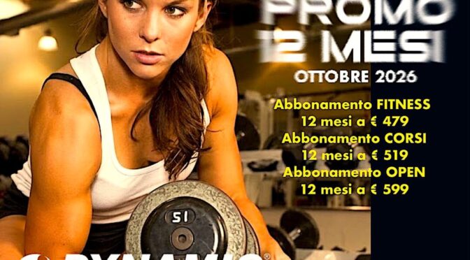 PROMO AUTUNNALE OTTOBRE 2026